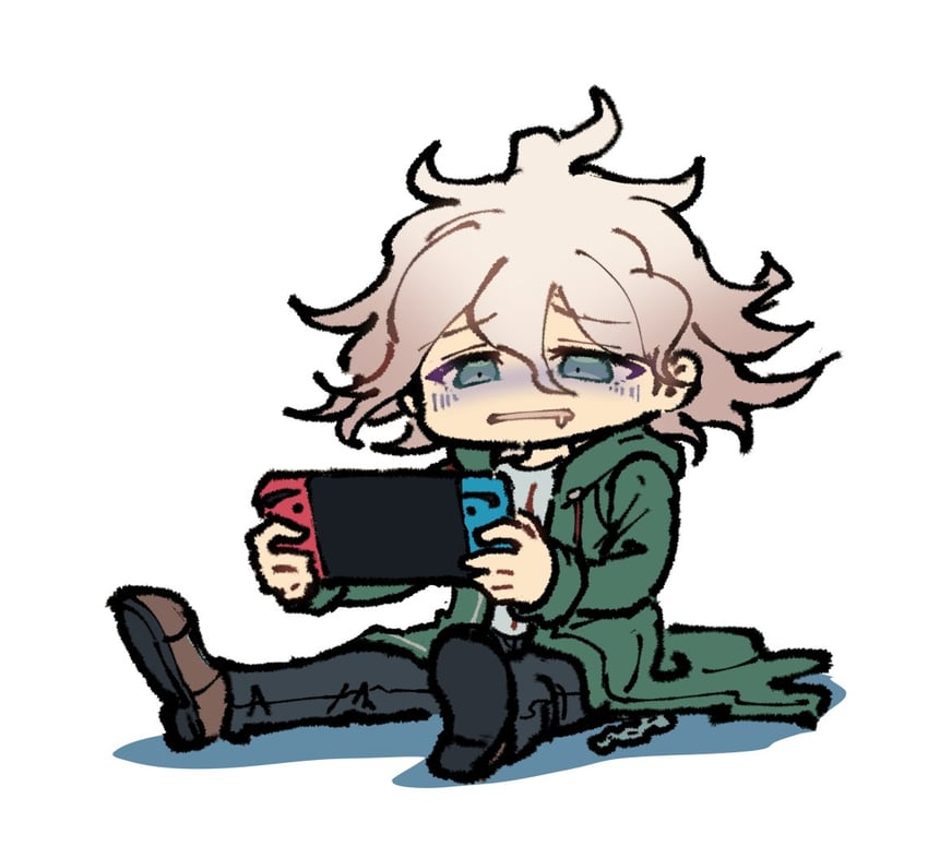 komaeda nagito (danganronpa and 1 more) drawn by youko-shima