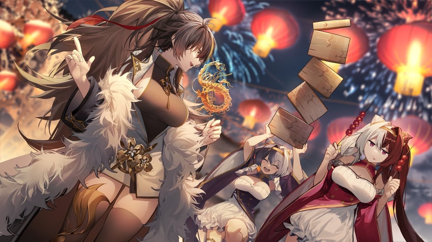 ying swei, chao ho, and harbin (azur lane) drawn by rff_(3_percent)