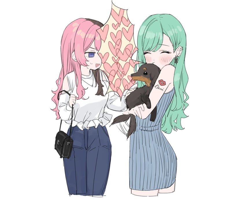 tachibana hinano and yakumo beni (vspo! and 1 more) drawn by hanada_ten