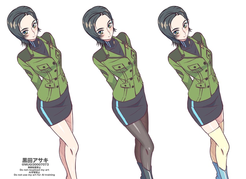 comoli harcourt (gundam and 1 more) drawn by kuroda_asaki
