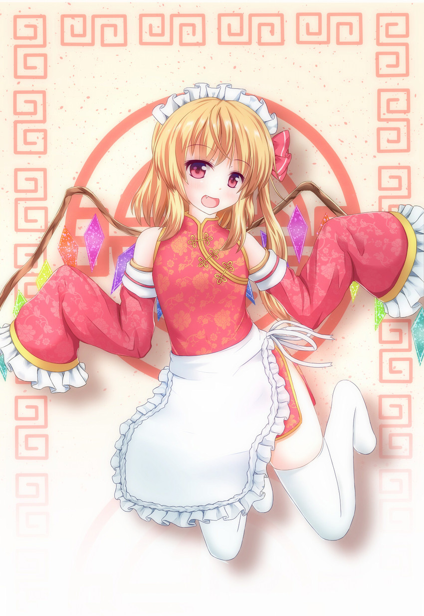 flandre scarlet (touhou) drawn by konuko_(nukonuko210)
