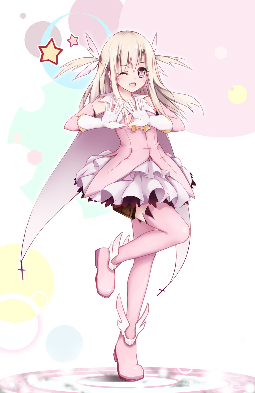 illyasviel von einzbern and prisma illya (fate and 1 more) drawn by desakey