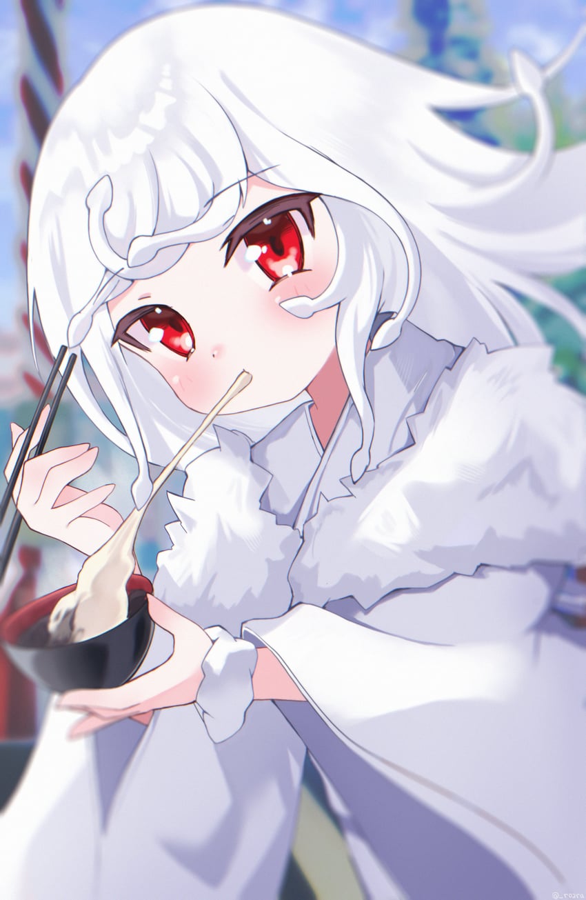 sengoku nadeko and god nadeko (monogatari) drawn by roa_(roaru)