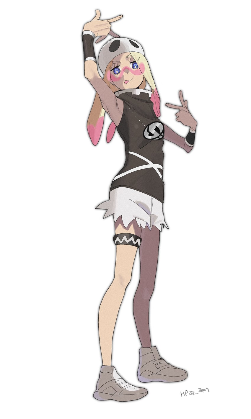 team skull grunt and mina (pokemon and 1 more) drawn by hp45_301