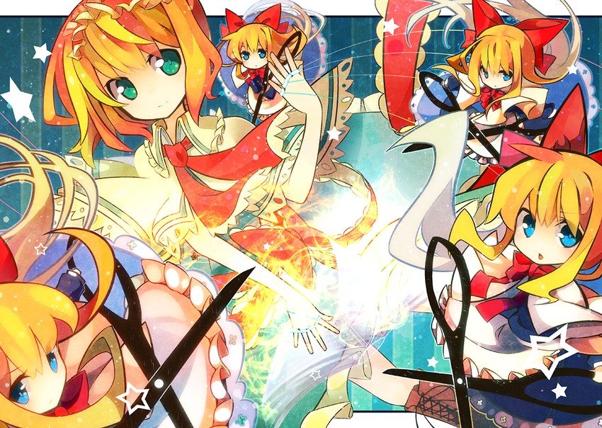 alice margatroid and shanghai doll (touhou) drawn by fuiyu_(feuille0818)