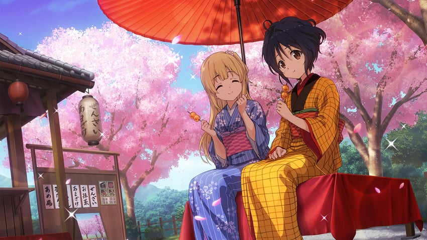 takigawa miu and fujima sakura (22/7 and 1 more)