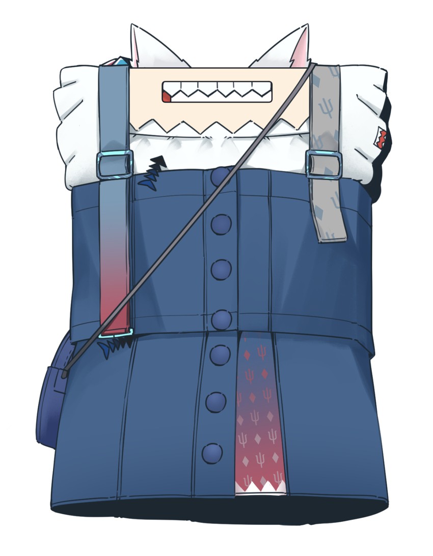 gawr gura (hololive and 1 more) drawn by tenbin_gashira
