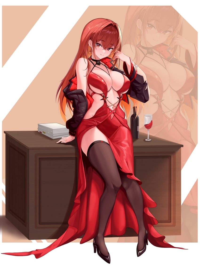 rapi and red hood (goddess of victory: nikke) drawn by haerang