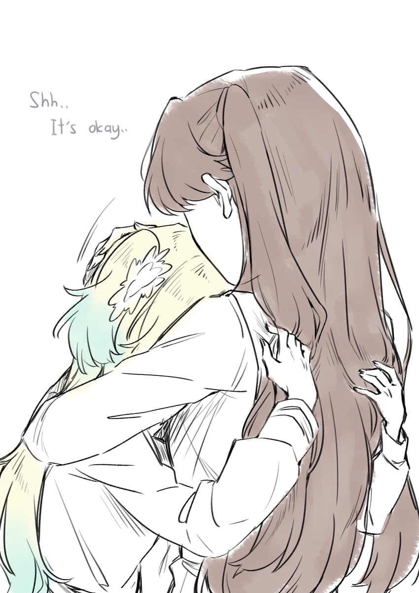 fujishima megumi and osawa rurino (love live! and 1 more) drawn by rakatzki