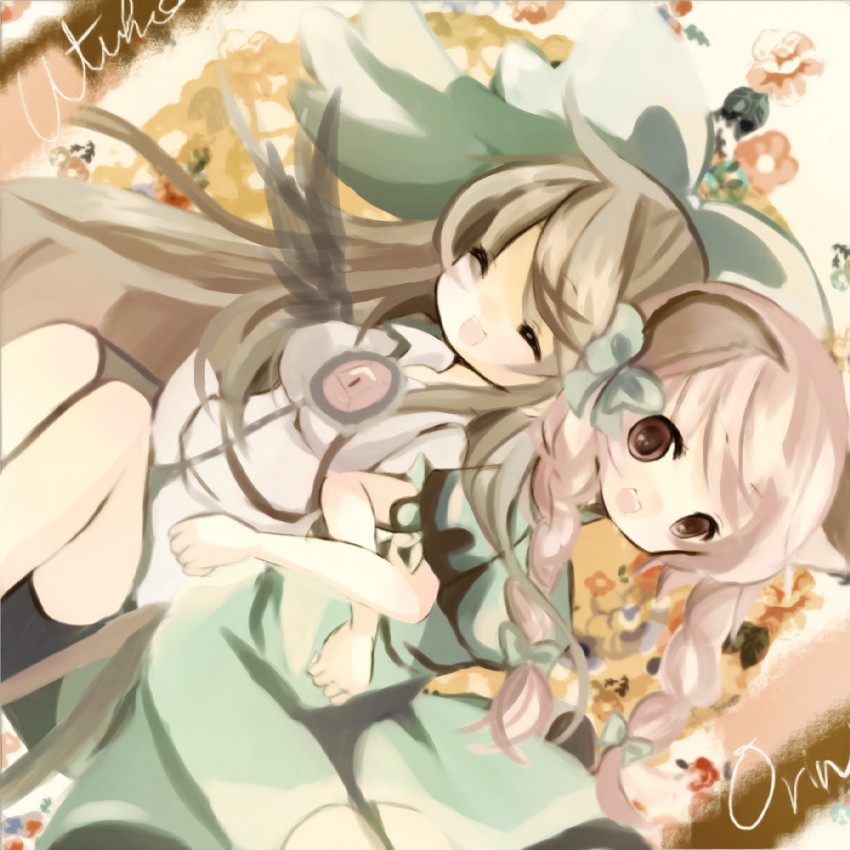 kaenbyou rin and reiuji utsuho (touhou) drawn by morikawanano