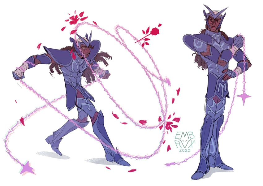 cepheus albiore (saint seiya) drawn by embrvx
