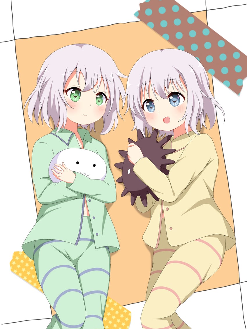 ikeda chitose, ikeda chizuru, and namori (yuruyuri) drawn by namakemono_(lazysloth2022)