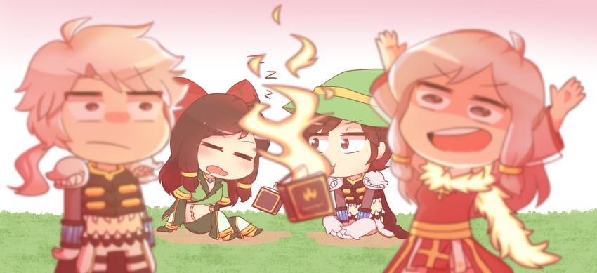 arch bishop, warlock, and genetic (ragnarok online) drawn by blckbrd17