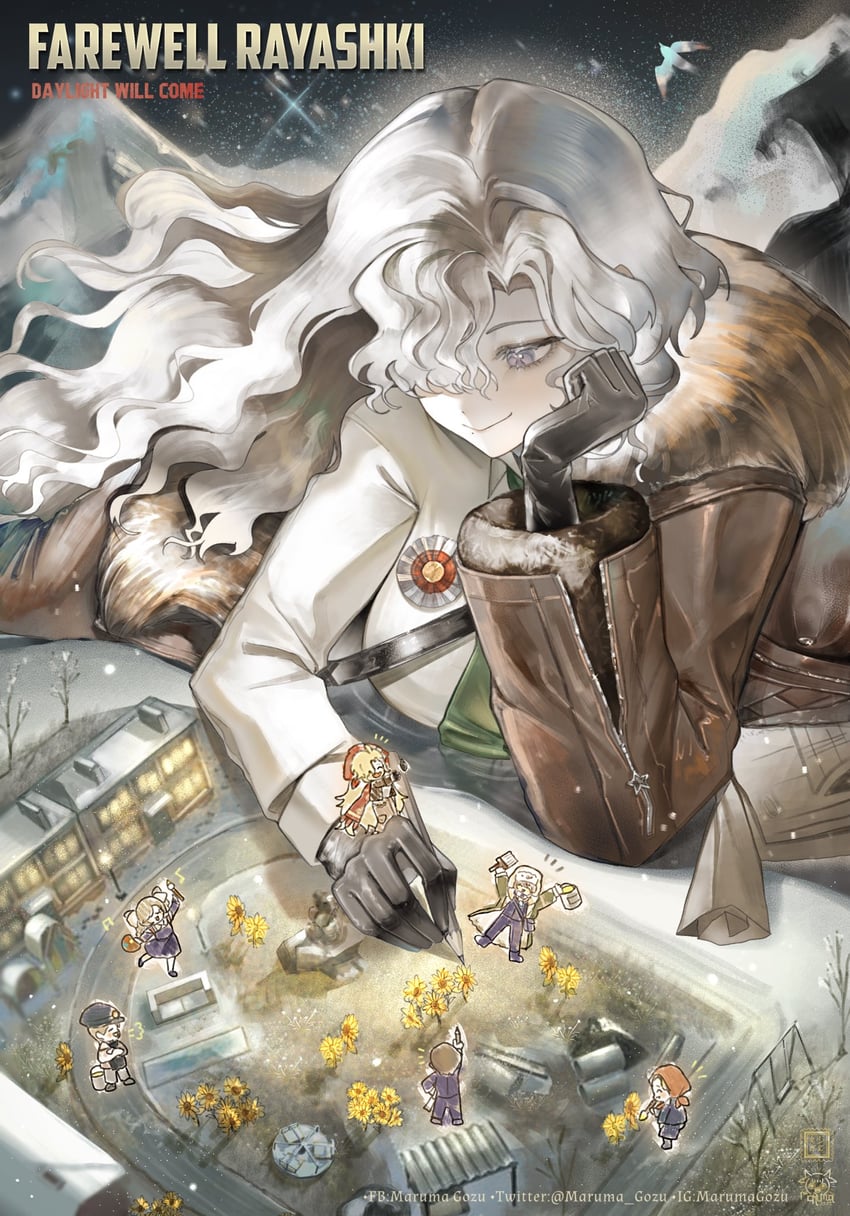 windsong, vila, and avgust (reverse:1999) drawn by maruma_gozu