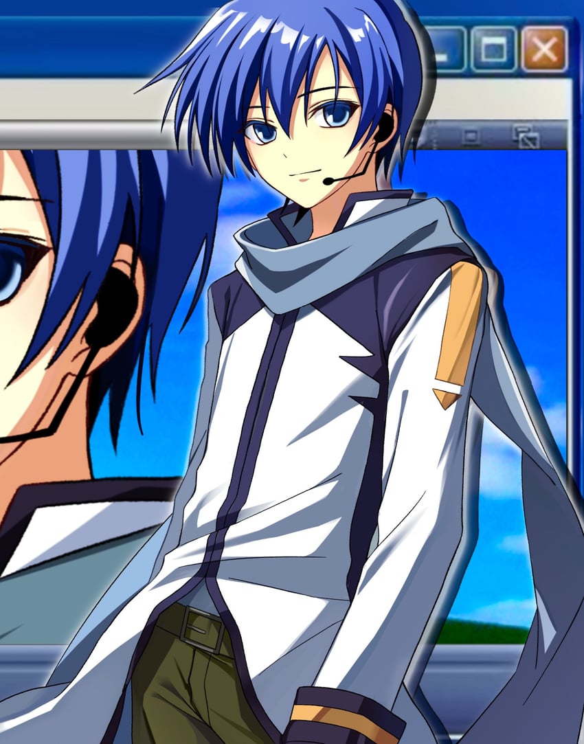 kaito (vocaloid and 3 more) drawn by eeo_407
