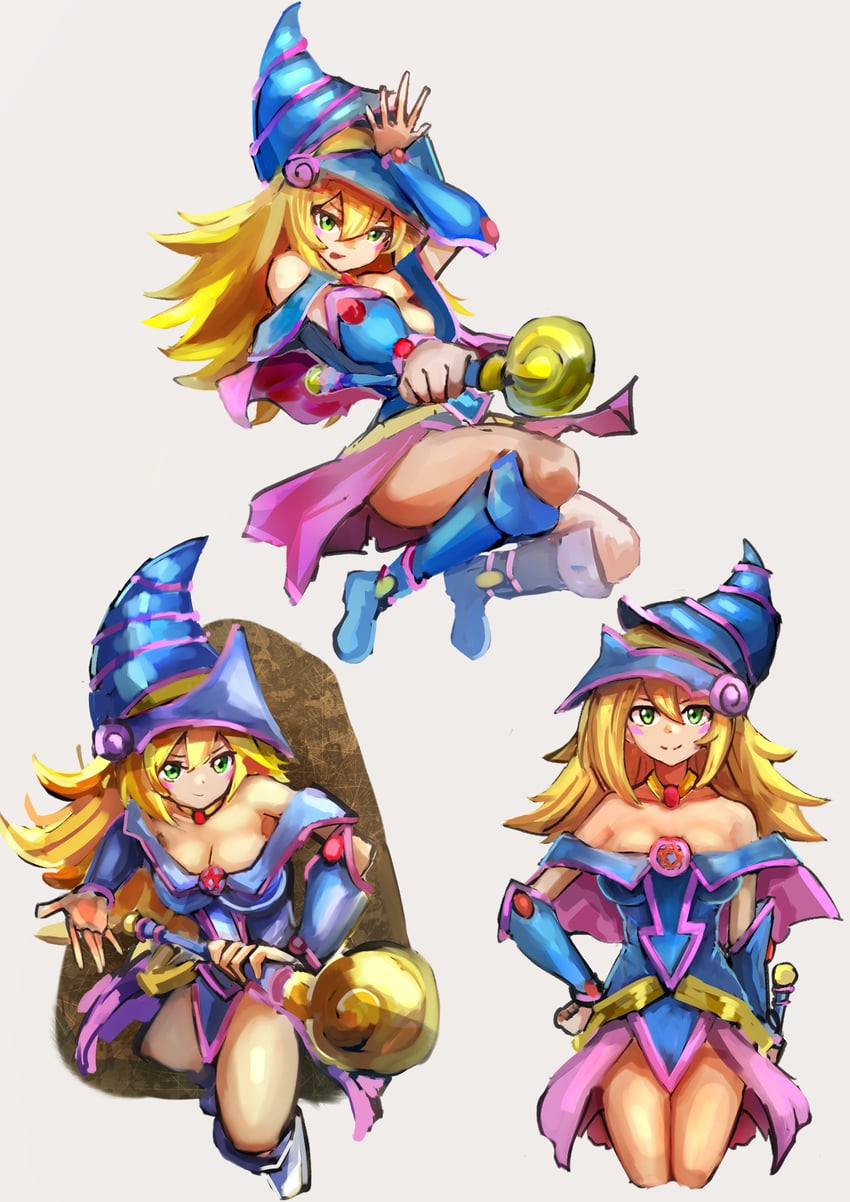 dark magician girl (yu-gi-oh!) drawn by hatano_kiyoshi