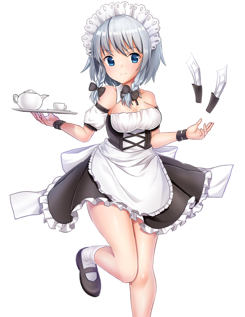 izayoi sakuya (touhou) drawn by sea_scorpion_(umisasori)