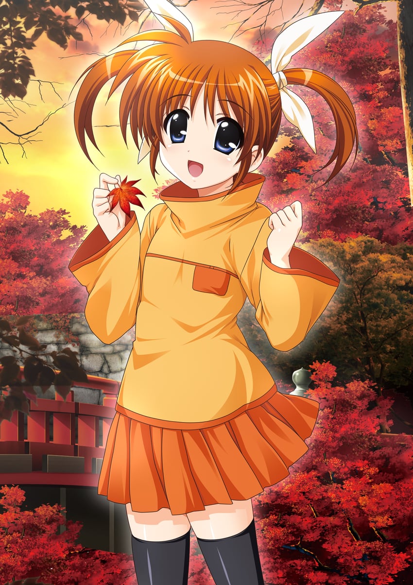 takamachi nanoha (lyrical nanoha and 1 more) drawn by higa_yukari