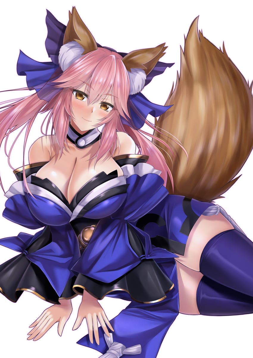 tamamo and tamamo no mae (fate and 1 more) drawn by cela_f