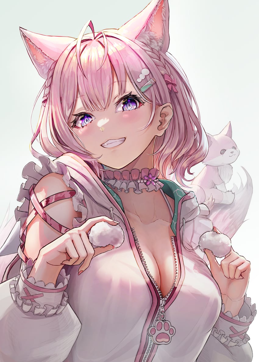 hakui koyori and kokoro (hololive) drawn by badman6050