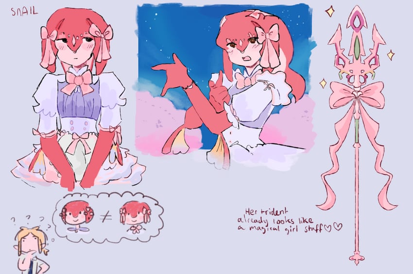 link and mipha (the legend of zelda and 3 more) drawn by snail-studios