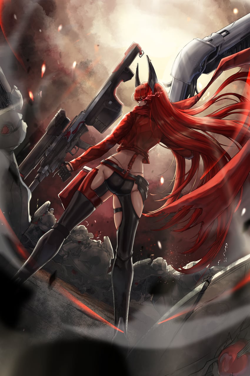 red hood (goddess of victory: nikke) drawn by drimm