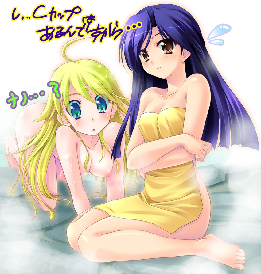 hoshii miki and kisaragi chihaya (idolmaster and 1 more) drawn by kamishiro_mai_(capti-no)