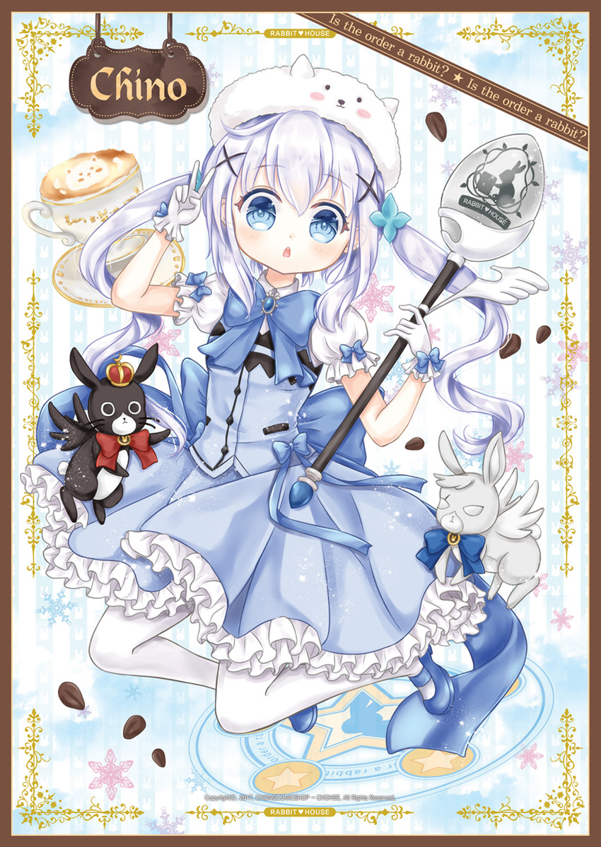 kafuu chino, tippy, anko, and wild geese (gochuumon wa usagi desu ka?) drawn by chohee