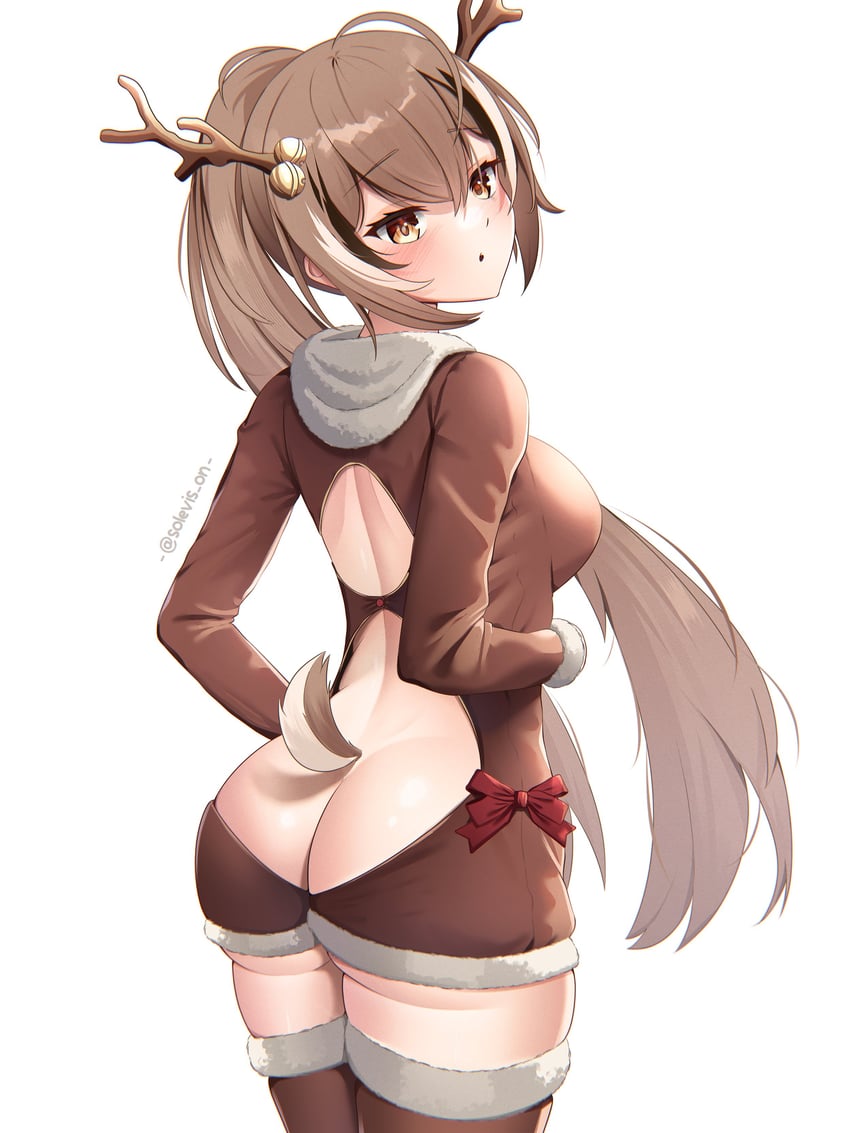 nanashi mumei (hololive and 1 more) drawn by solevisionarts