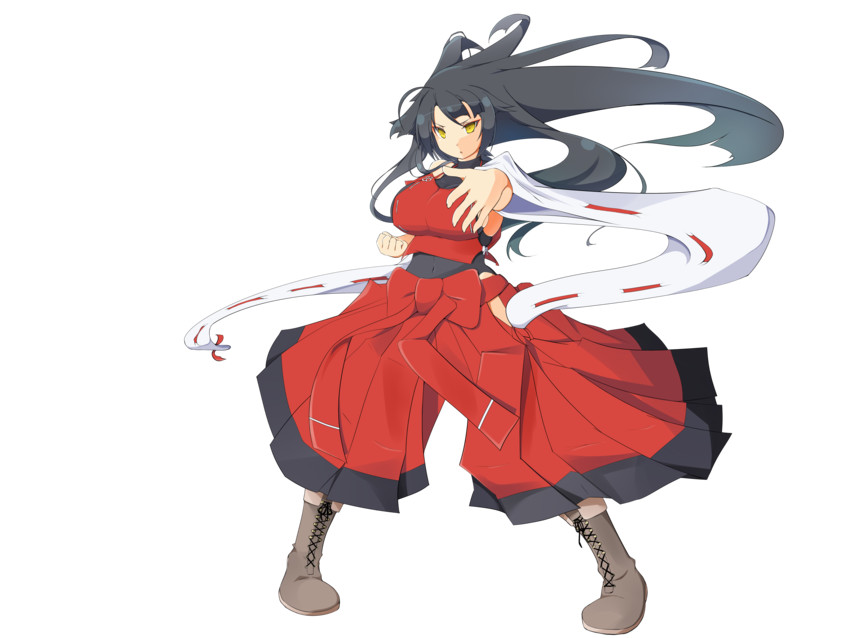 sendai hakurei no miko (original and 2 more) drawn by tenpesuto