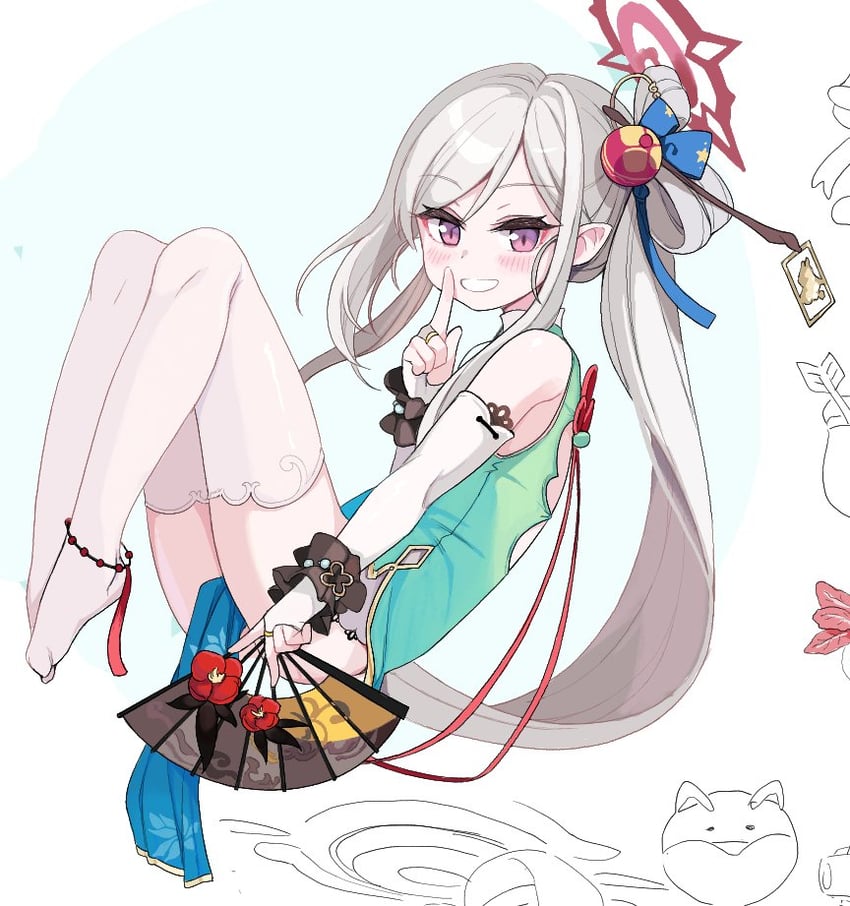 mutsuki (blue archive and 1 more) drawn by sacha