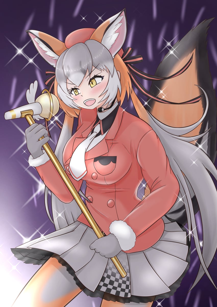 island fox (kemono friends and 1 more) drawn by oaug241