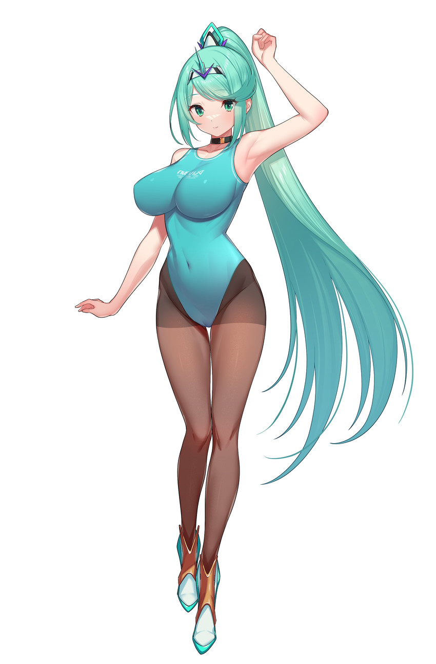 pneuma (xenoblade chronicles and 1 more) drawn by green322
