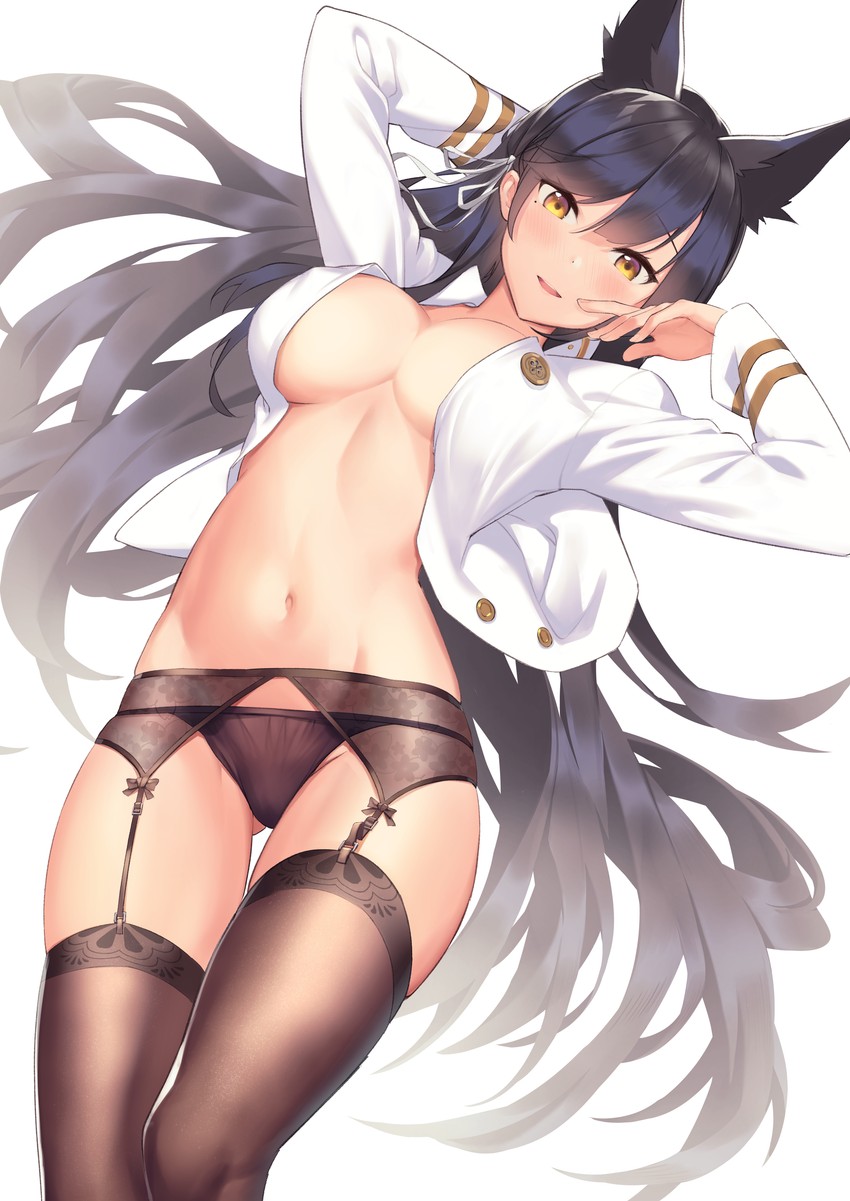 atago (azur lane) drawn by ninsaki_(9saki)