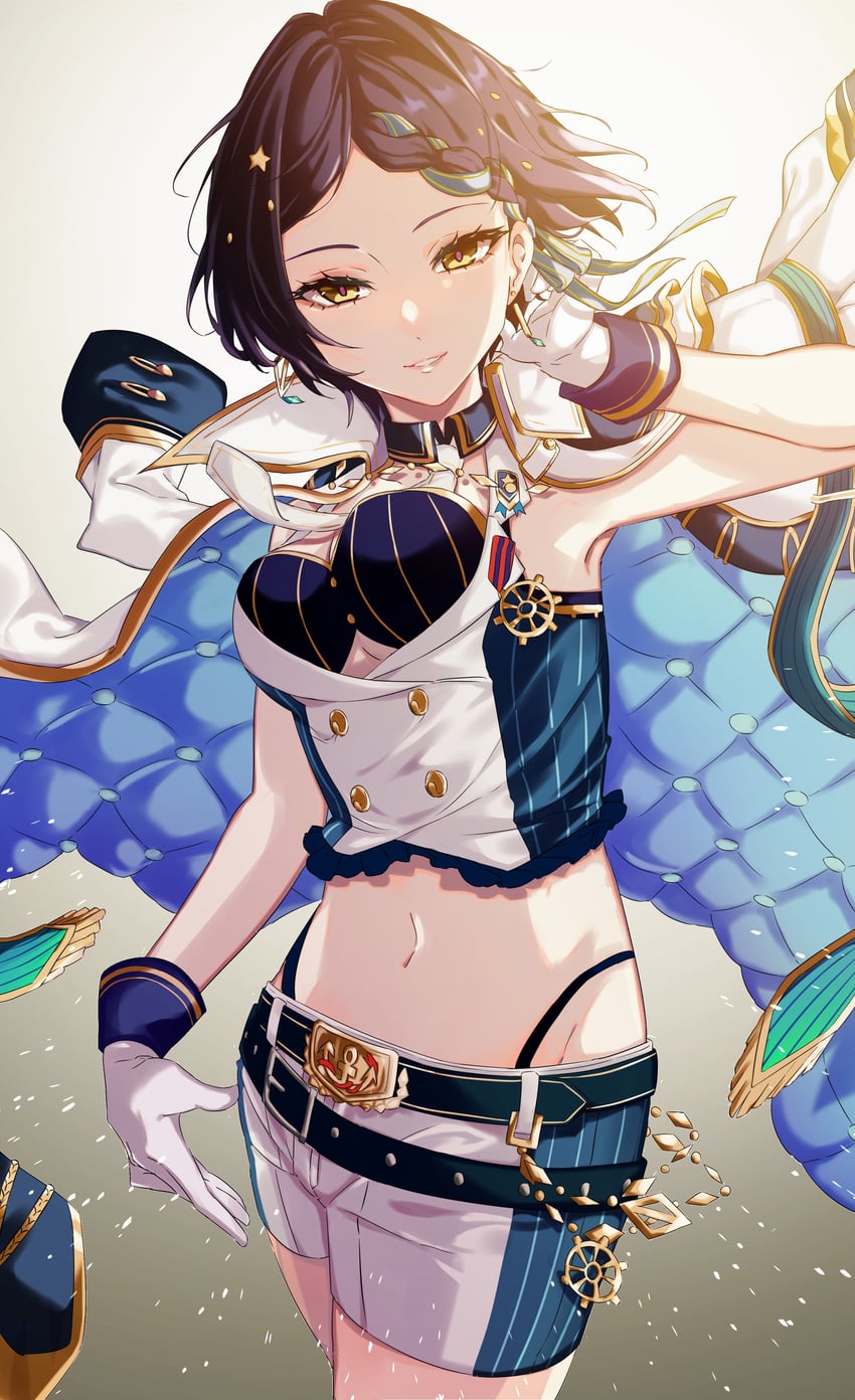 hayami kanade (idolmaster and 2 more) drawn by mek_number