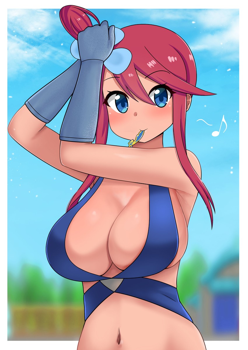 skyla (pokemon and 1 more) drawn by the_only_shoe