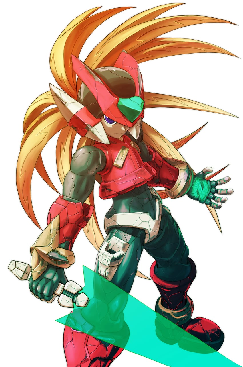 zero and zero(z) (mega man and 2 more) drawn by hi-go!