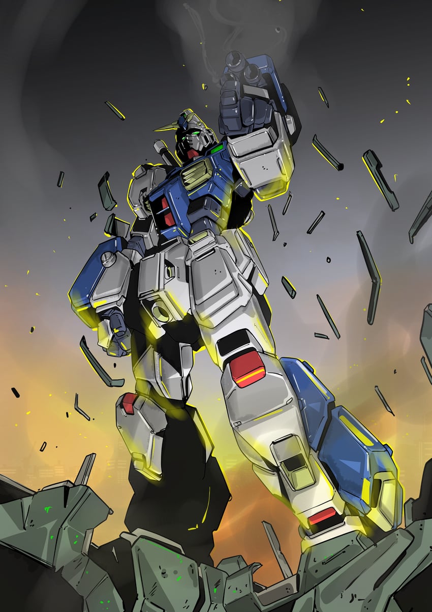 gundam alex (gundam and 1 more) drawn by niidan