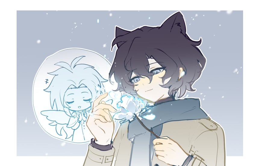 hatsutori hajime and utsugi noriyuki (saibou shinkyoku) drawn by raining_ji