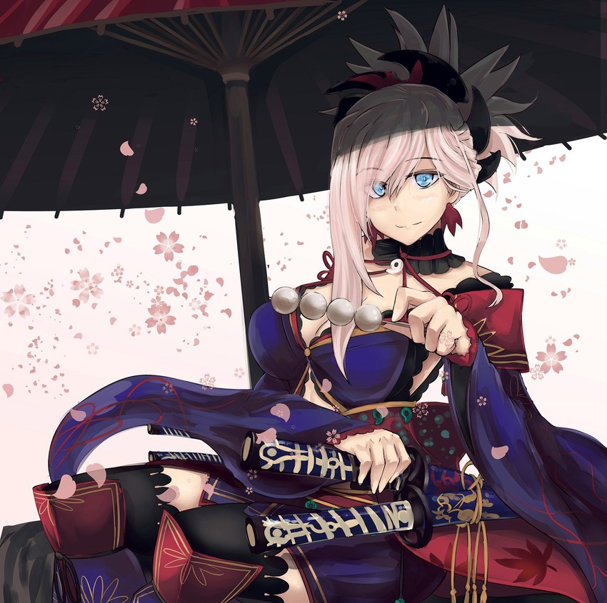 miyamoto musashi (fate and 1 more) drawn by b.d