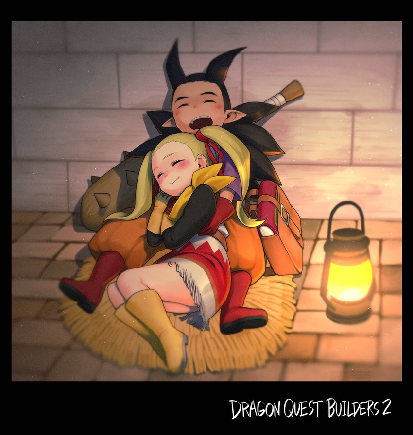 sidoh and female builder (dragon quest and 1 more) drawn by kalua