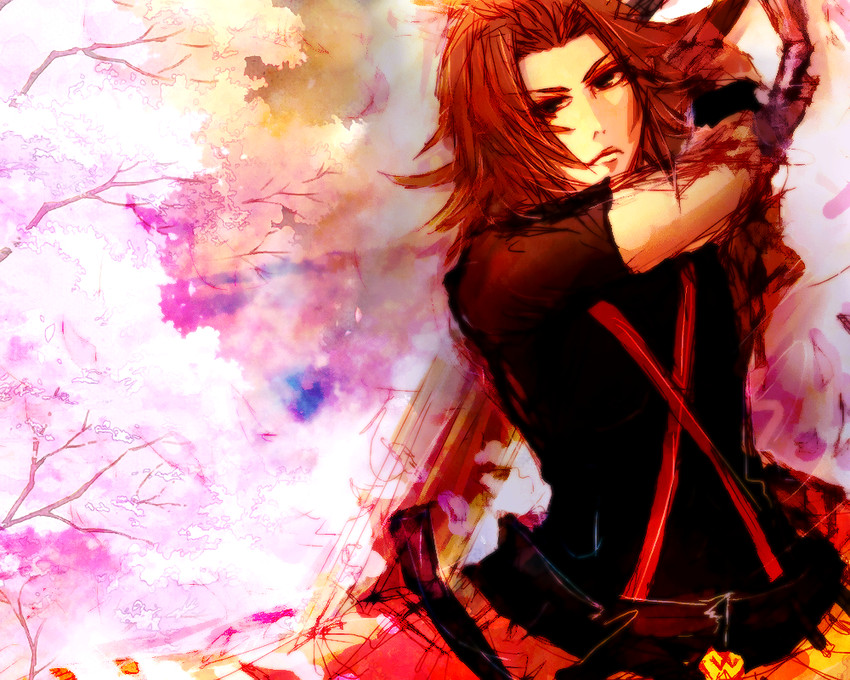 terra (kingdom hearts and 1 more) drawn by leech0