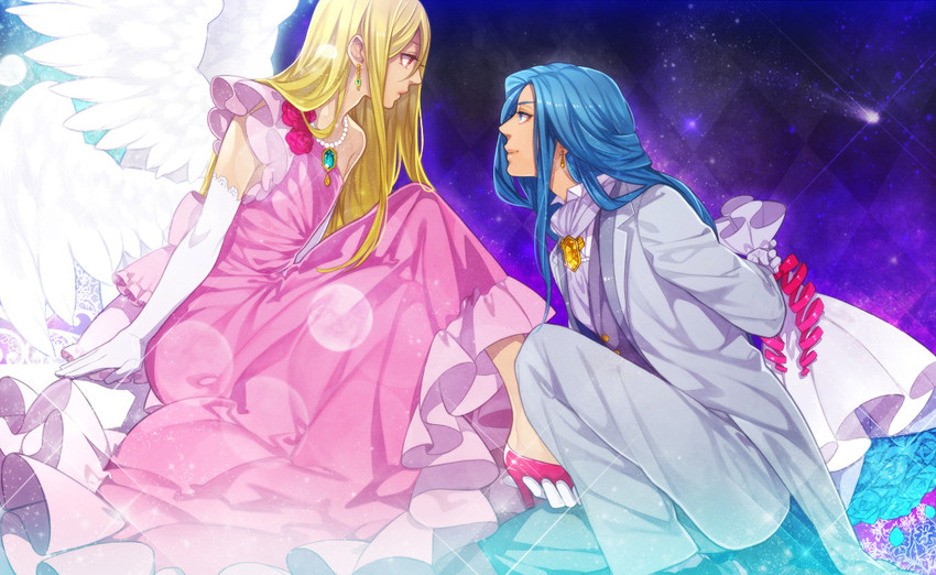 afuro terumi and edgar valtinas (inazuma eleven) drawn by sencha_(senchat)