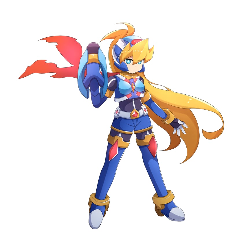 ciel and model x (mega man and 2 more) drawn by rytopen