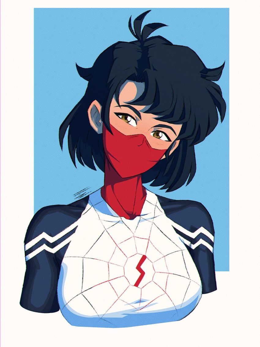 silk and cindy moon (marvel and 1 more) drawn by levidu99 and lukegroundflyer