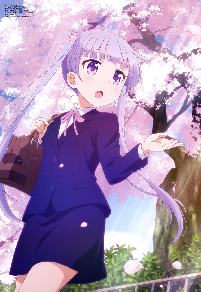 suzukaze aoba (megami magazine and 1 more) drawn by kubo_mariko