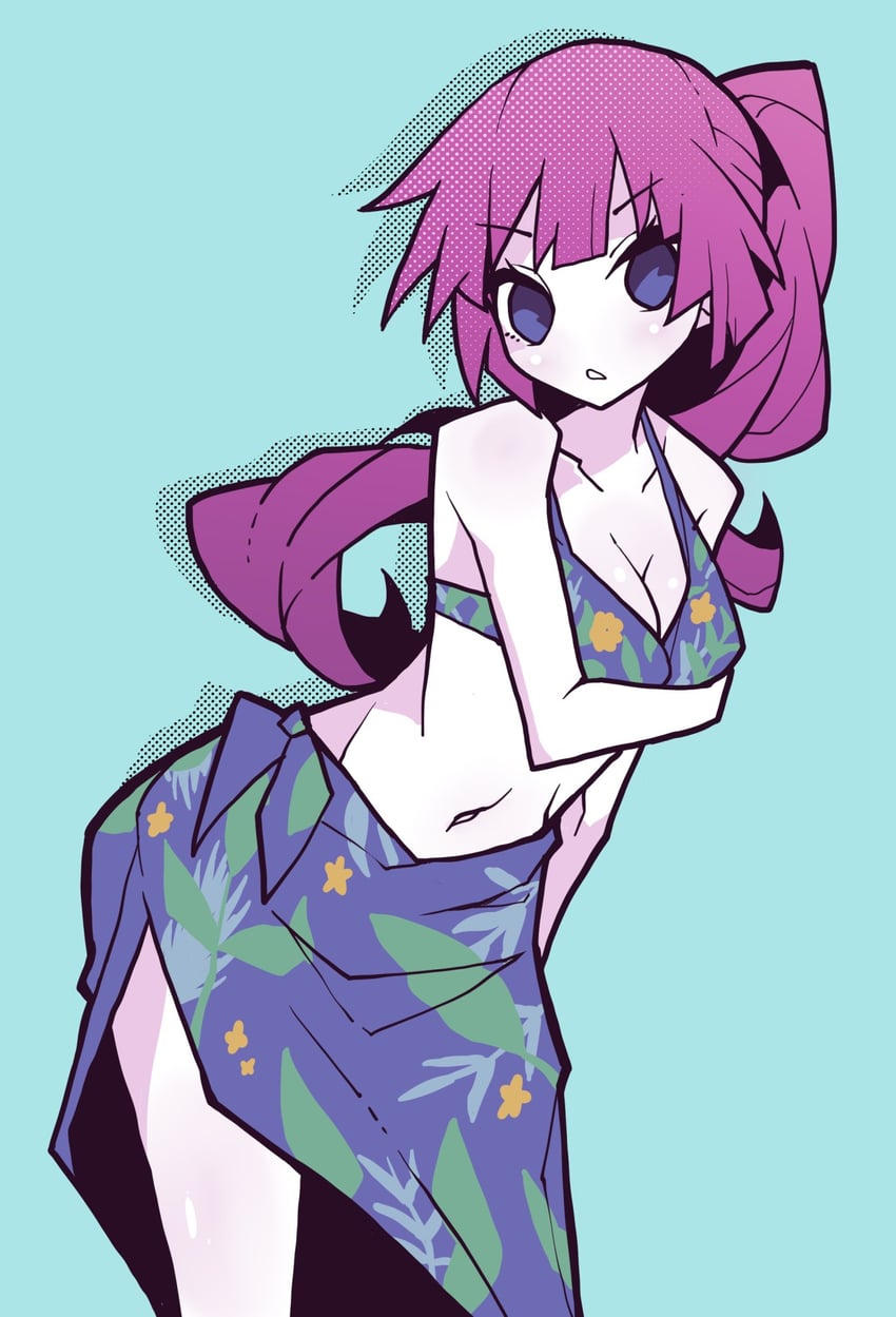 senjougahara hitagi (monogatari) drawn by akableak
