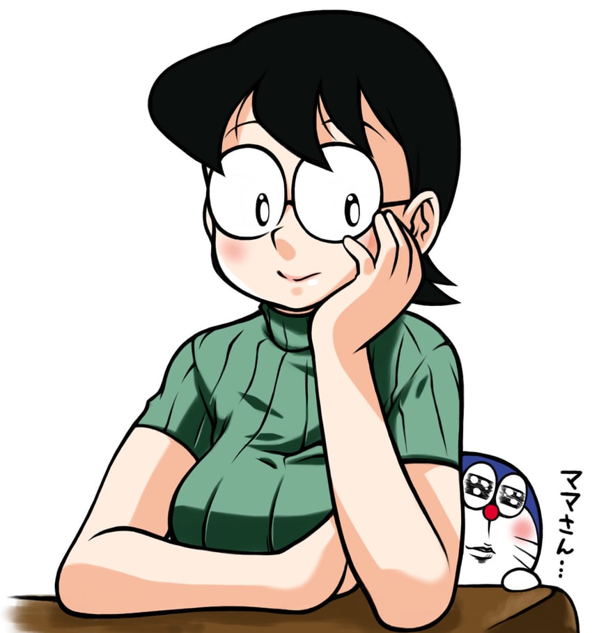 doraemon and nobi tamako (doraemon) drawn by nakagami_takashi
