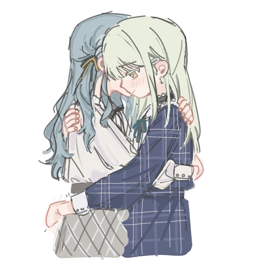 togawa sakiko and wakaba mutsumi (bang dream! and 1 more) drawn by nhymoo