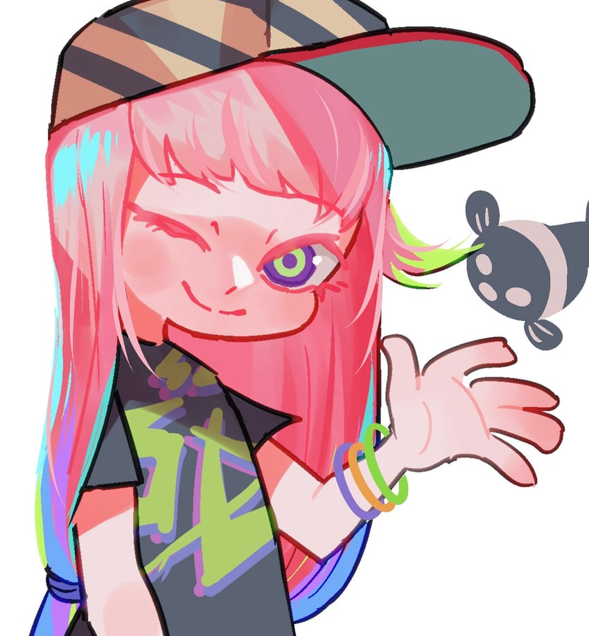 harmony and harmony's clownfish (splatoon and 1 more) drawn by iguana152588